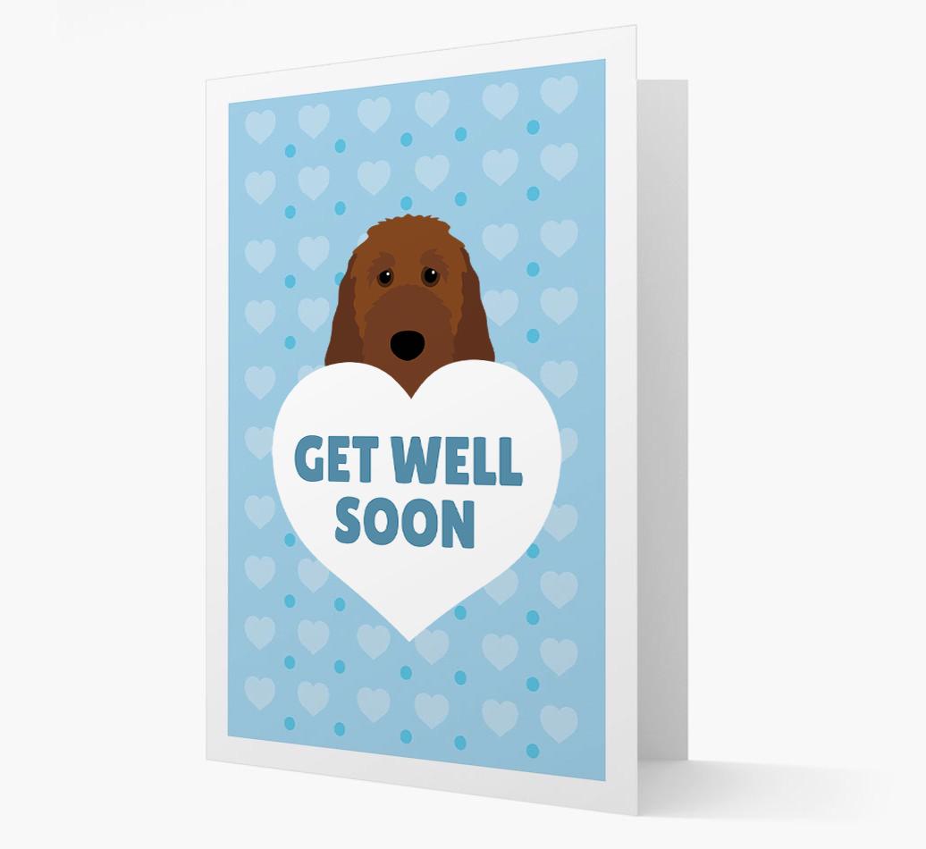 'Get Well Soon' Card with {breedFullName} Icon