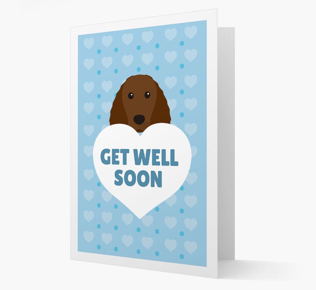 'Get Well Soon' Card with {breedFullName} Icon