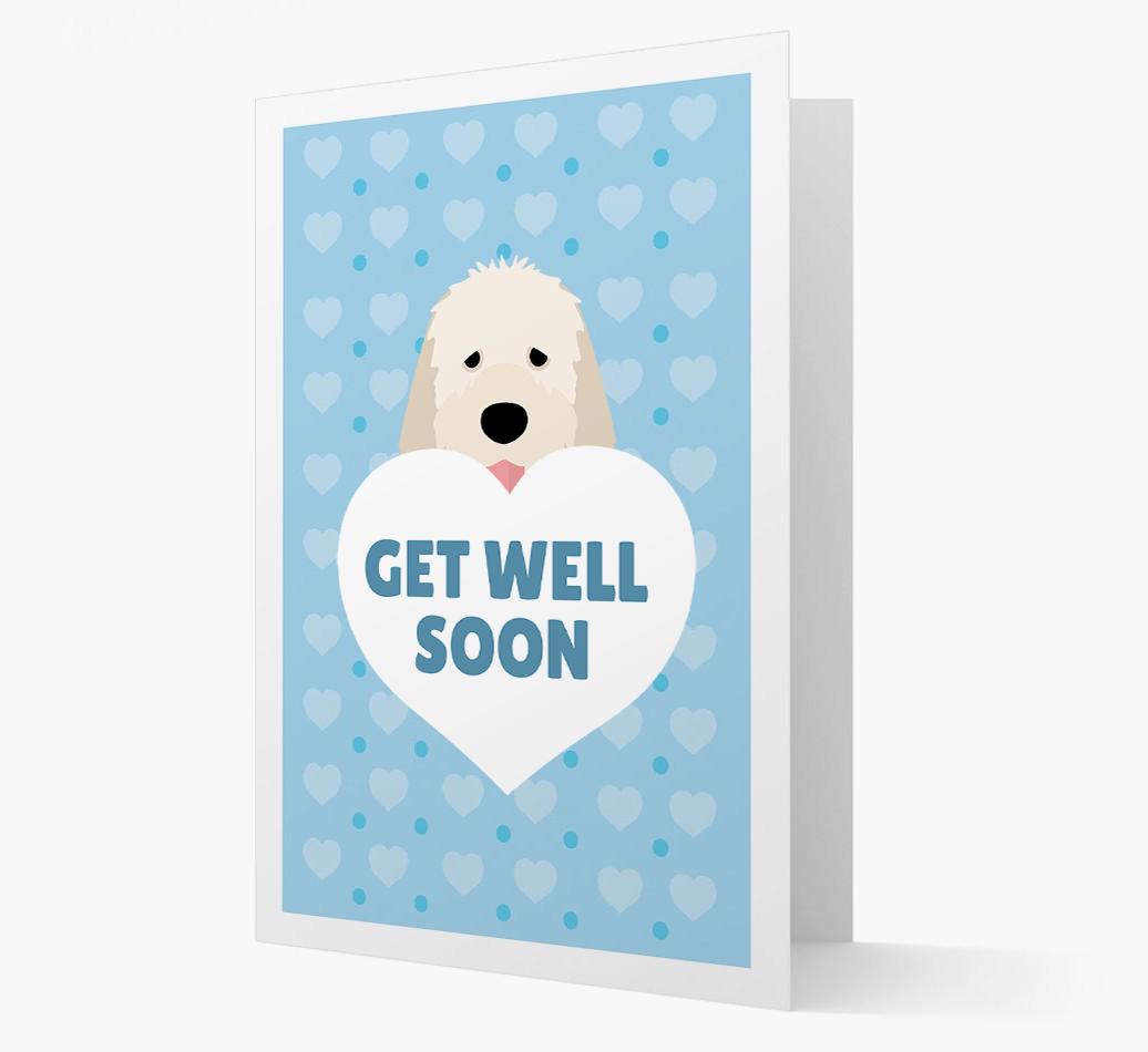 'Get Well Soon' Card with {breedFullName} Icon