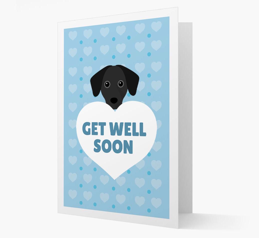 'Get Well Soon' Card with {breedFullName} Icon