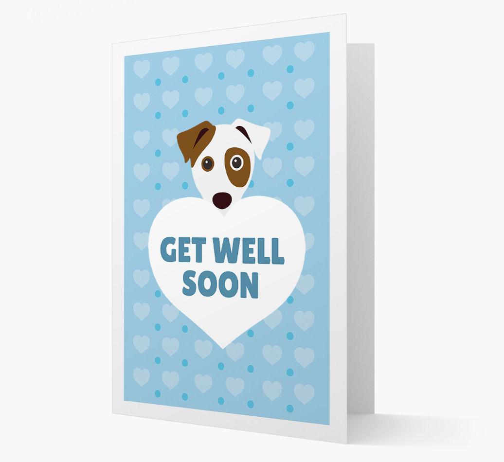 'Get Well Soon' Card with {breedFullName} Icon