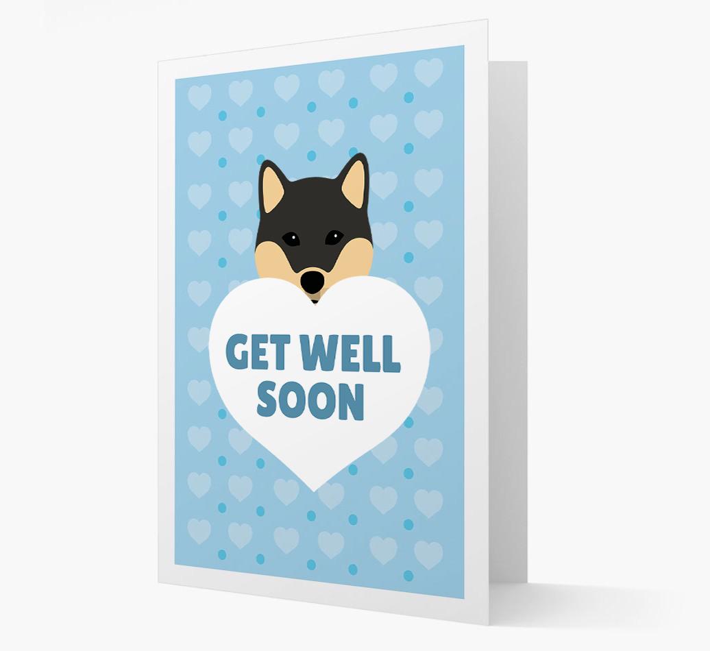 'Get Well Soon' Card with {breedFullName} Icon