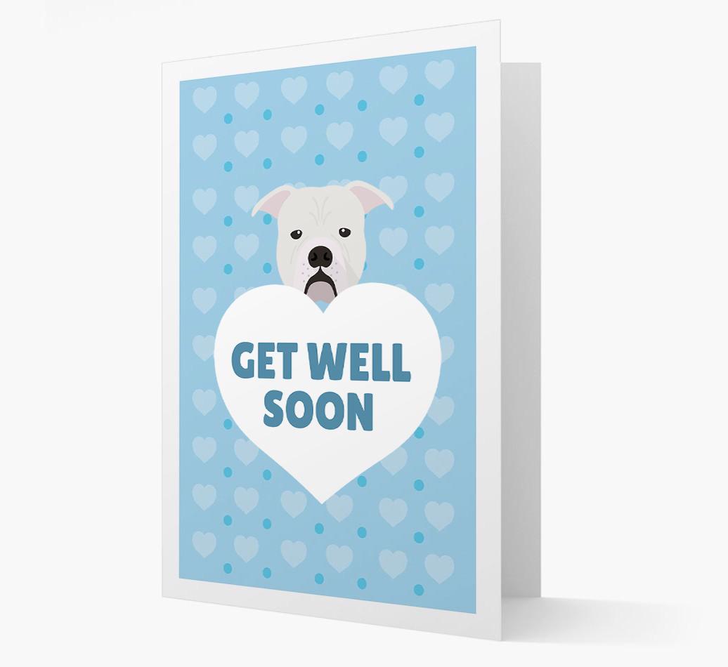'Get Well Soon' Card with {breedFullName} Icon