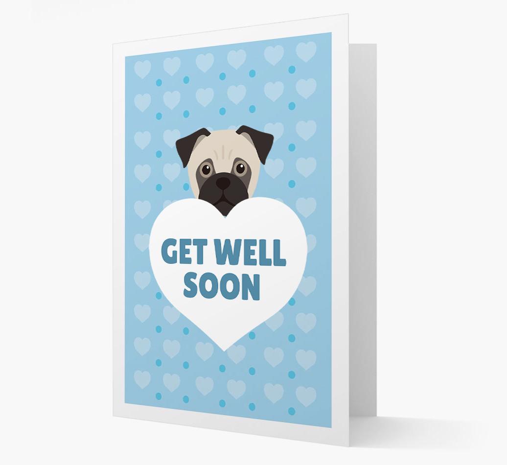 'Get Well Soon' Card with {breedFullName} Icon