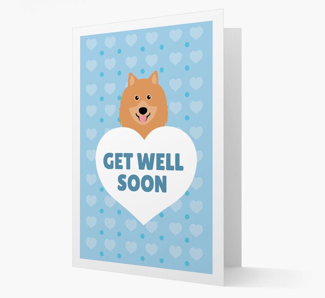 'Get Well Soon' Card with {breedFullName} Icon