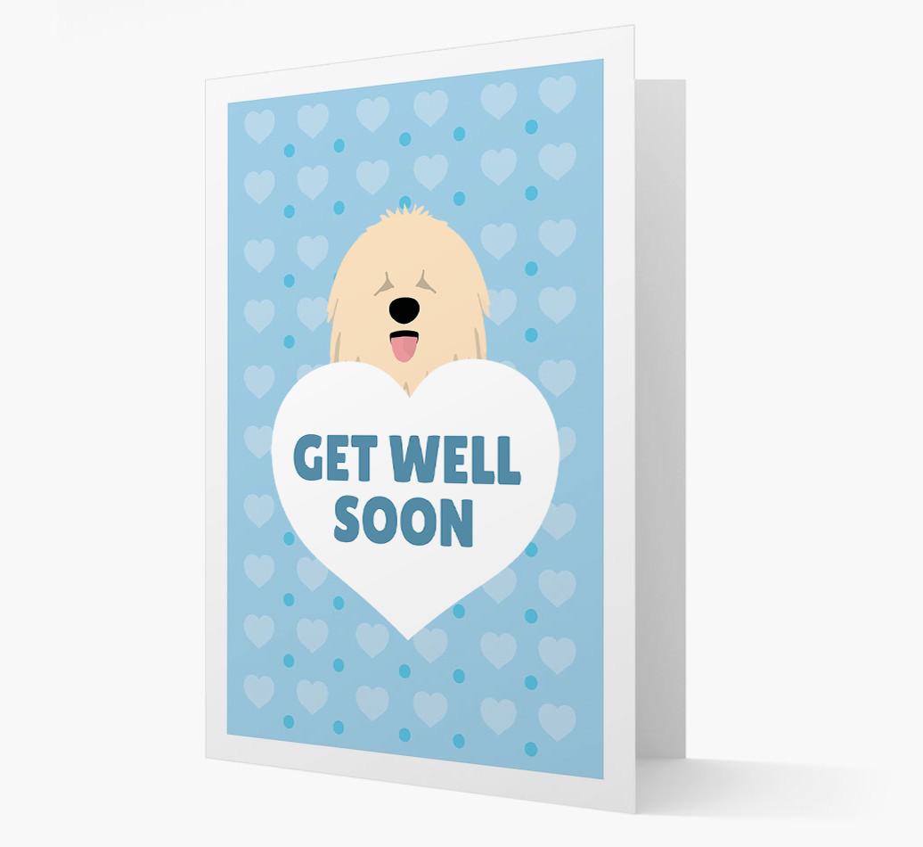 'Get Well Soon' Card with {breedFullName} Icon