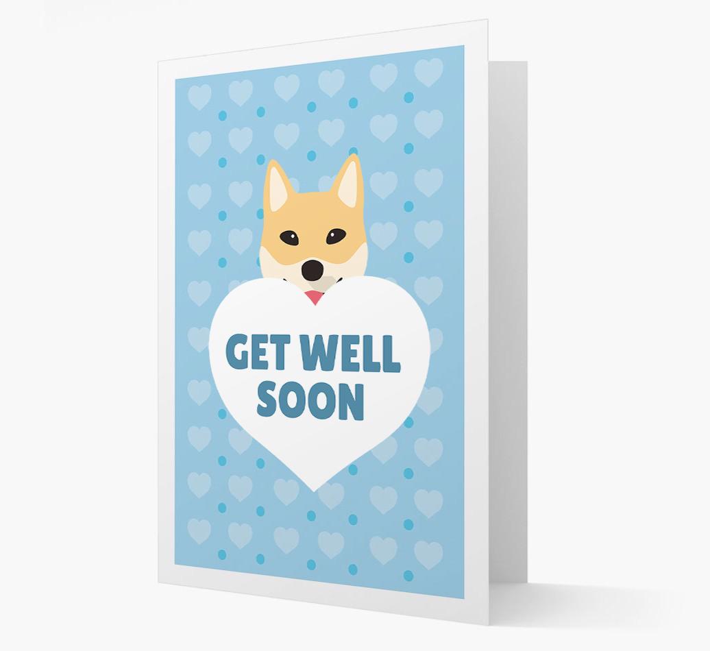 'Get Well Soon' Card with {breedFullName} Icon
