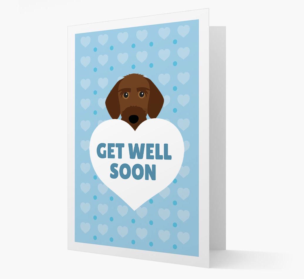 'Get Well Soon' Card with {breedFullName} Icon