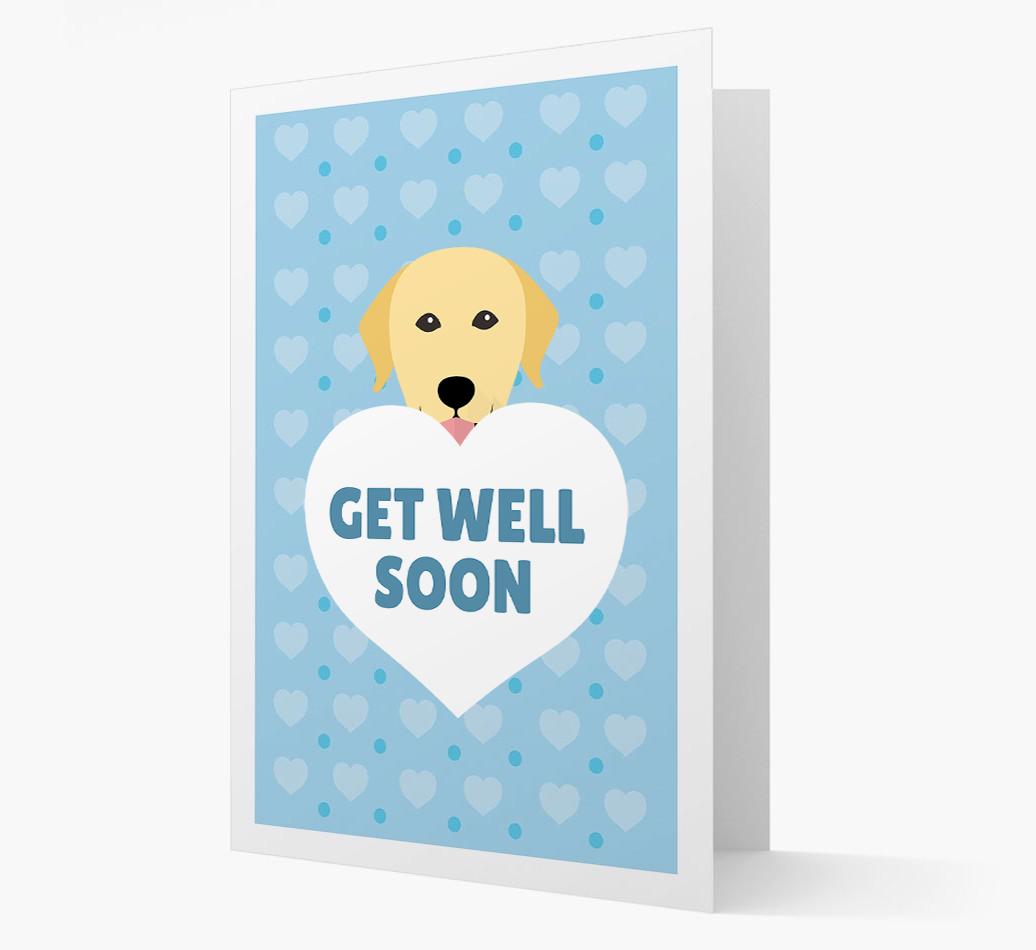 'Get Well Soon' Card with {breedFullName} Icon