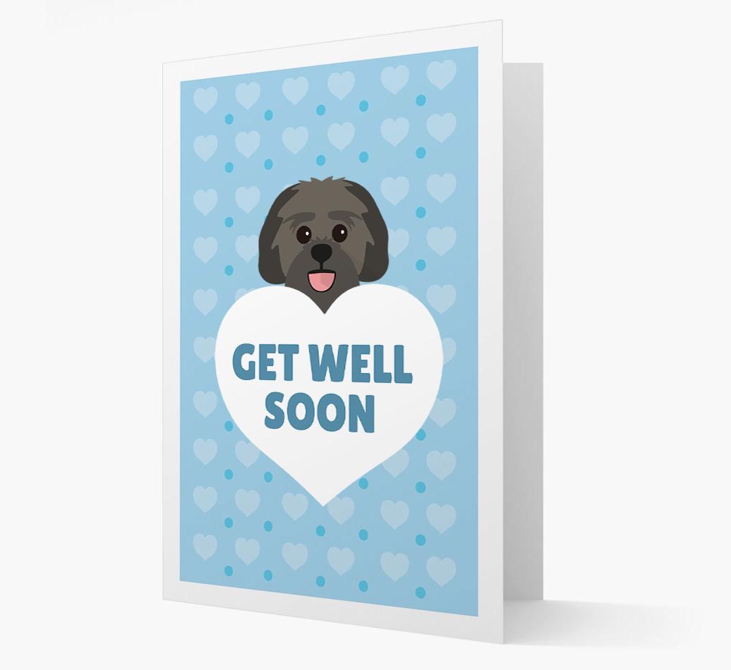 'Get Well Soon' Card with {breedFullName} Icon