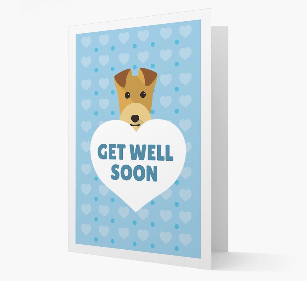 'Get Well Soon' Card with {breedFullName} Icon