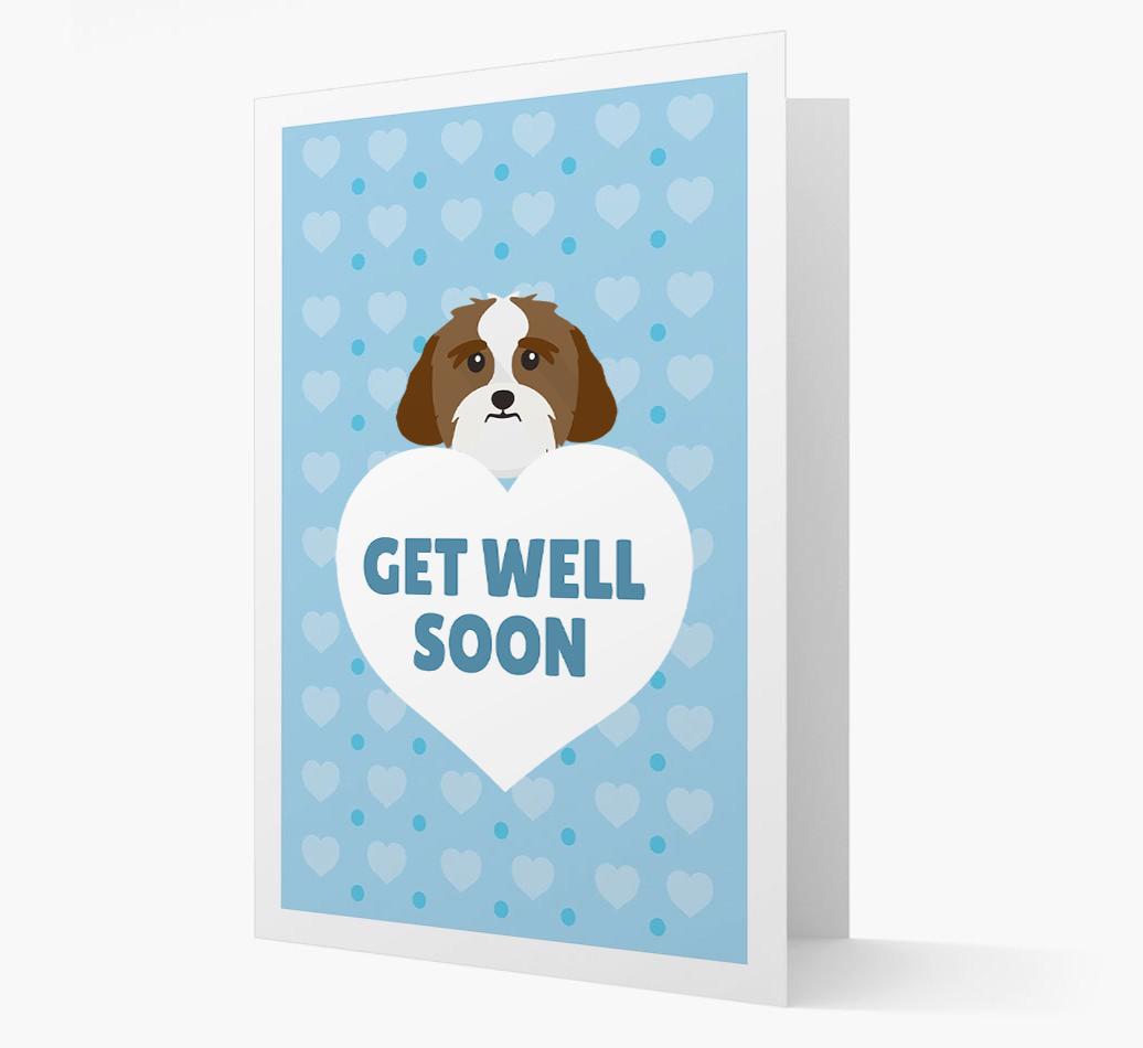 'Get Well Soon' Card with {breedFullName} Icon