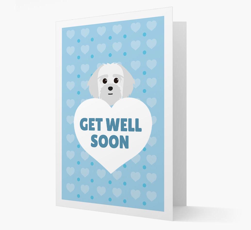 'Get Well Soon' Card with {breedFullName} Icon