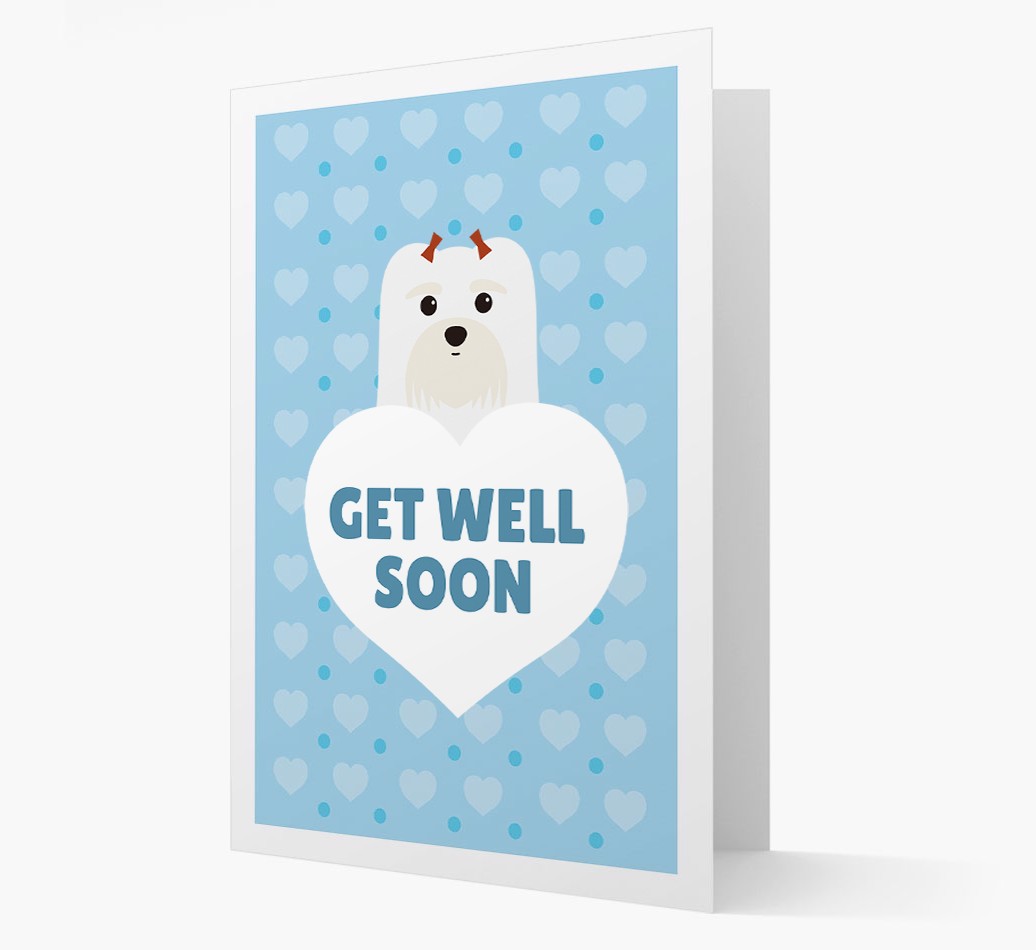 'Get Well Soon' Card with {breedFullName} Icon