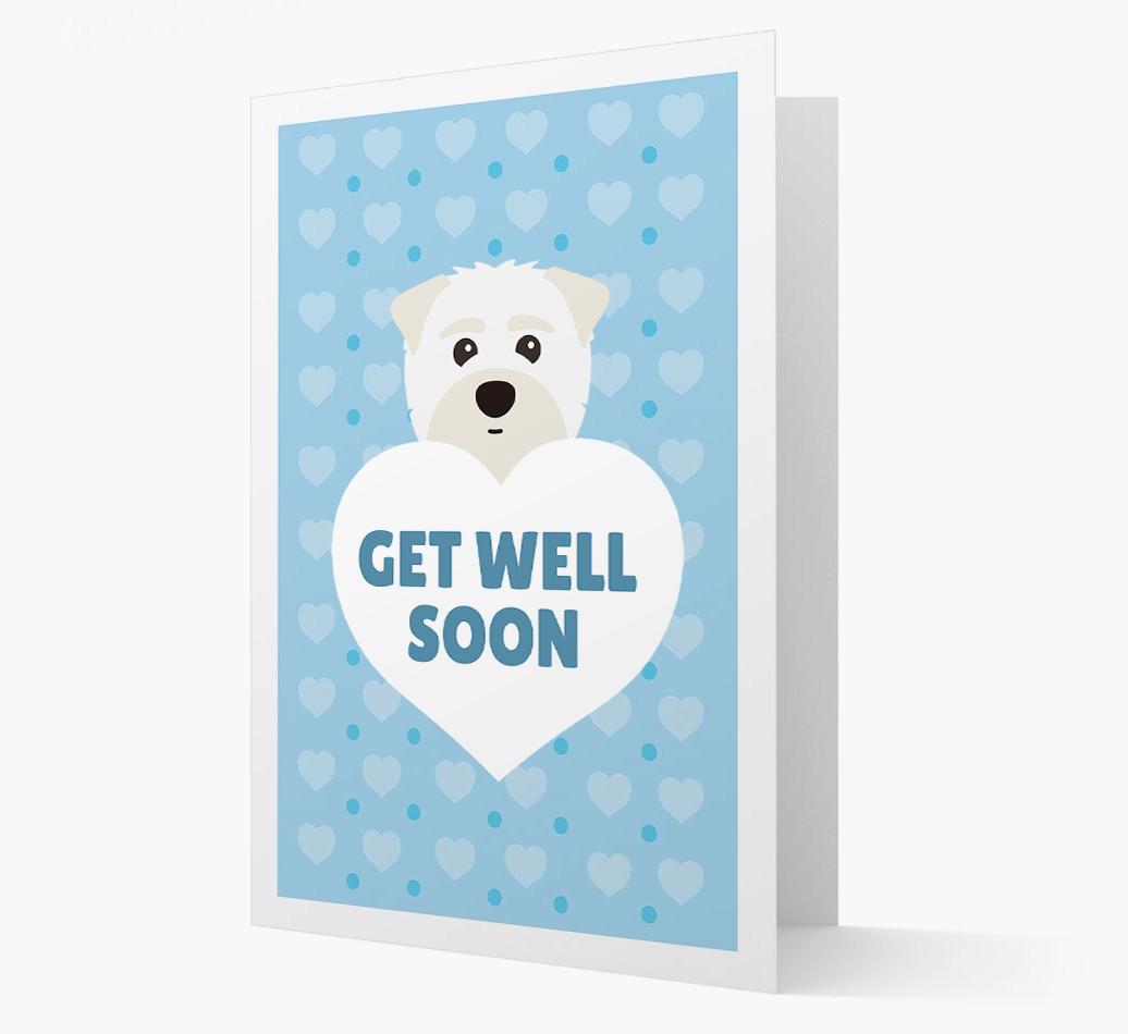 'Get Well Soon' Card with {breedFullName} Icon