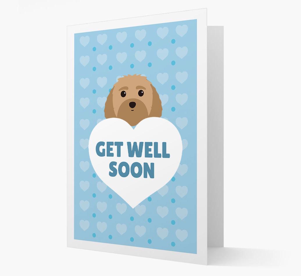 'Get Well Soon' Card with {breedFullName} Icon