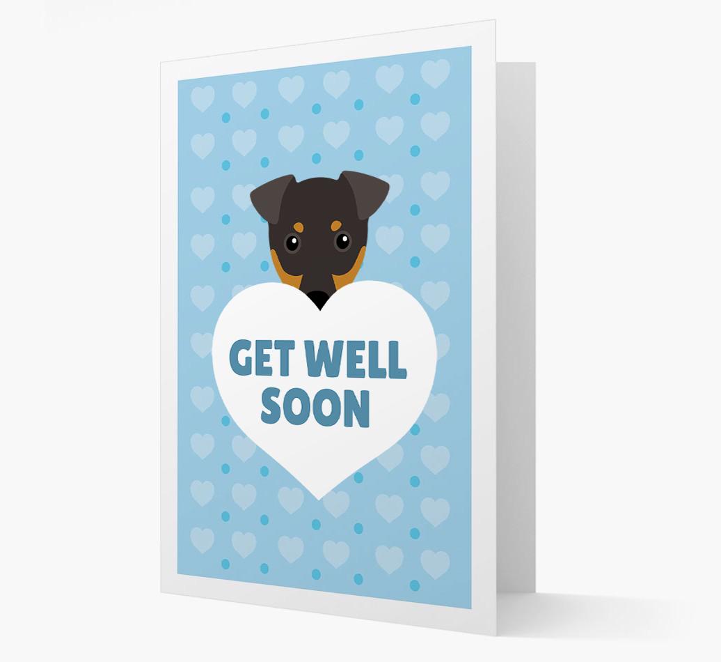 'Get Well Soon' Card with {breedFullName} Icon