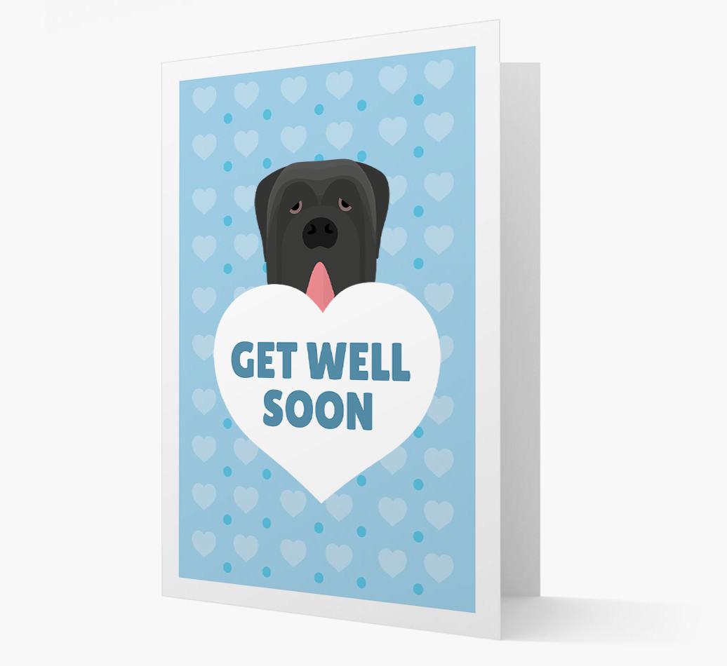 'Get Well Soon' Card with {breedFullName} Icon