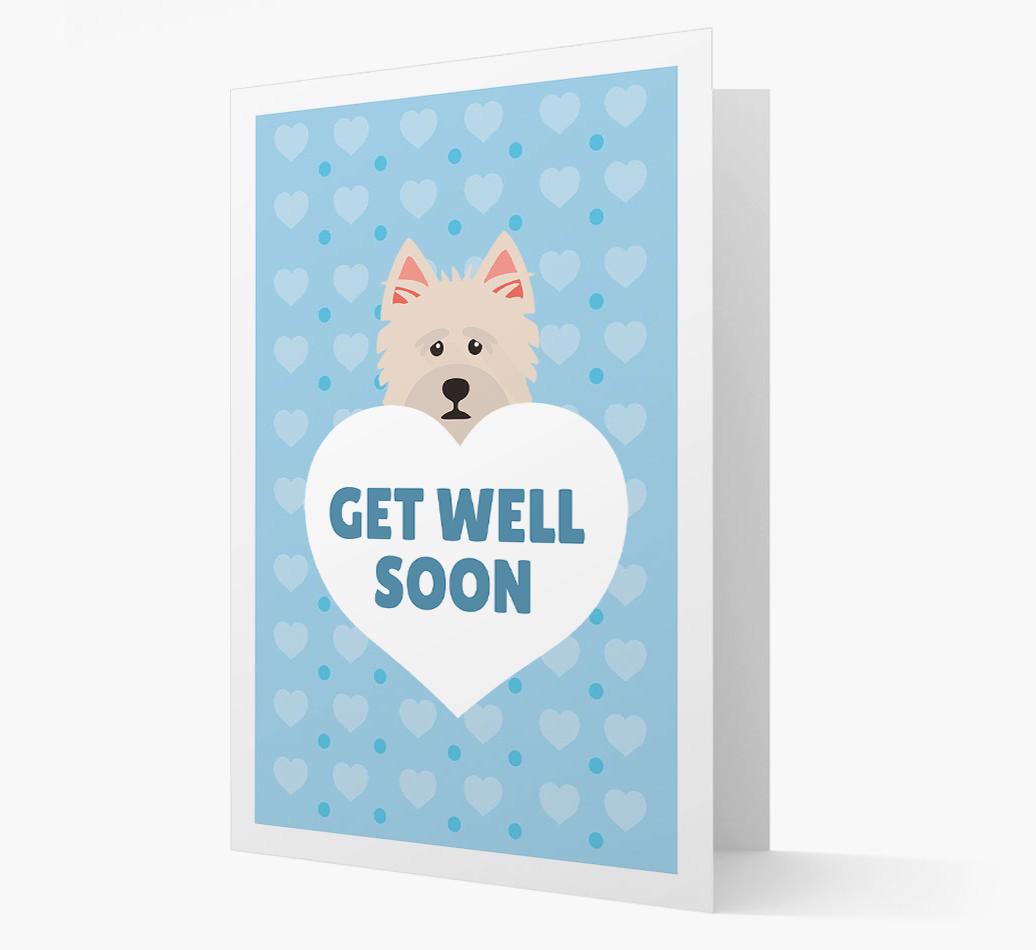 'Get Well Soon' Card with {breedFullName} Icon