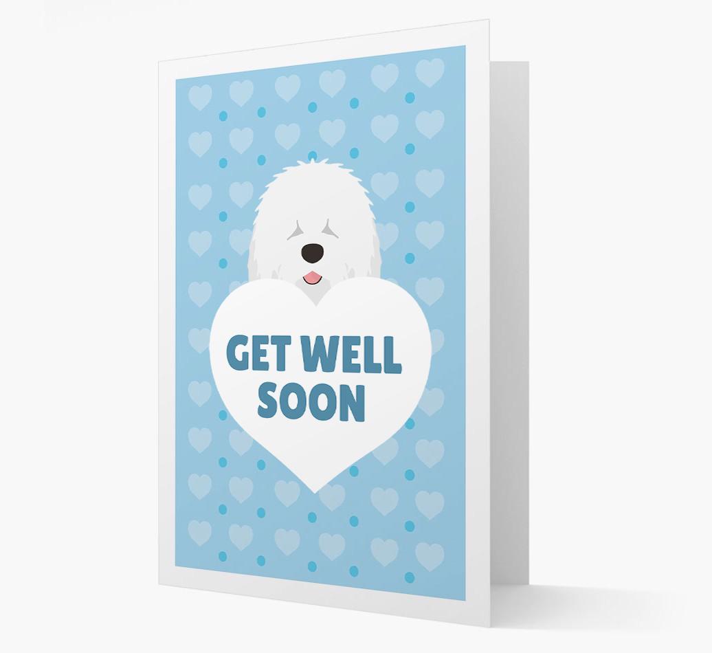 'Get Well Soon' Card with {breedFullName} Icon