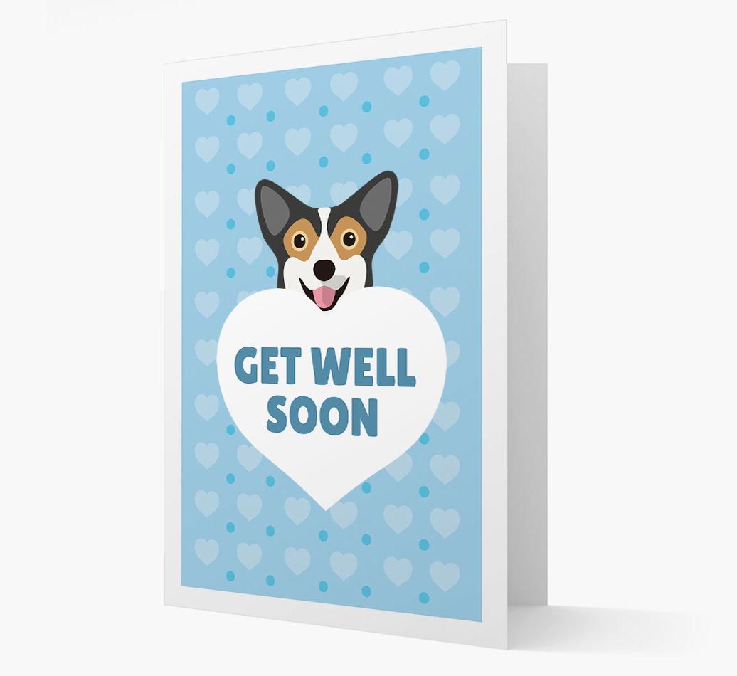 'Get Well Soon' Card with {breedFullName} Icon