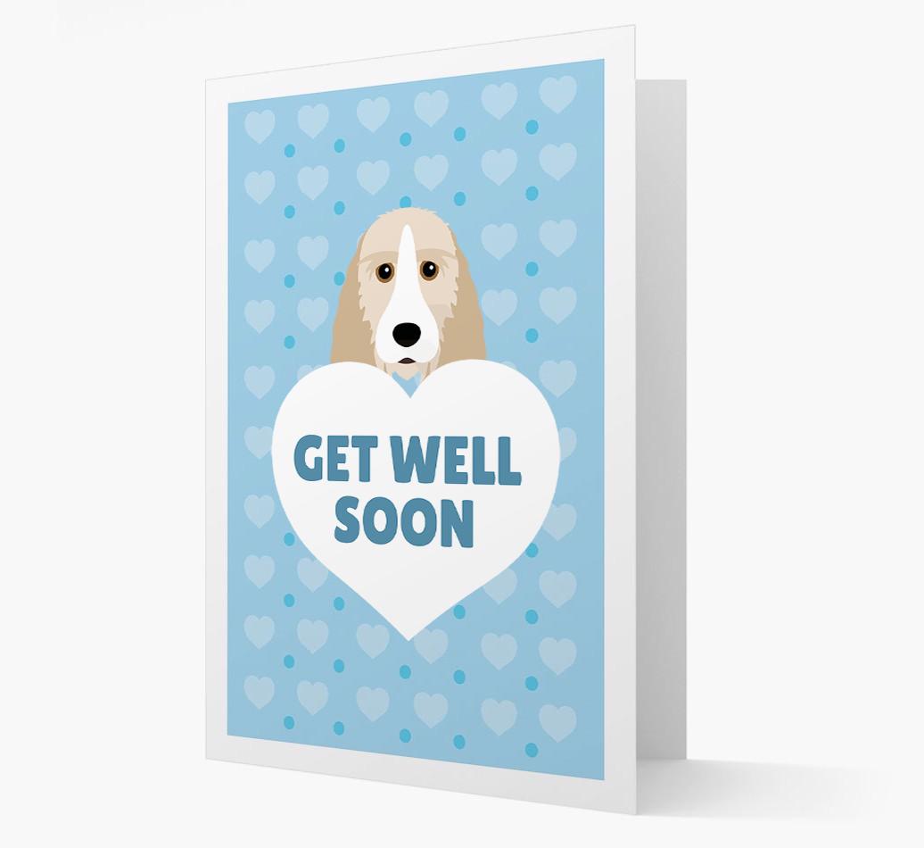 'Get Well Soon' Card with {breedFullName} Icon