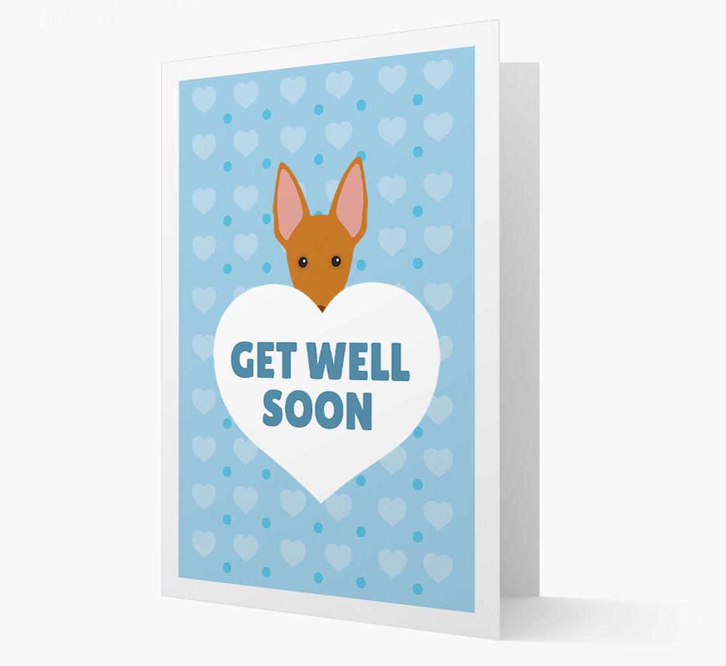 'Get Well Soon' Card with {breedFullName} Icon