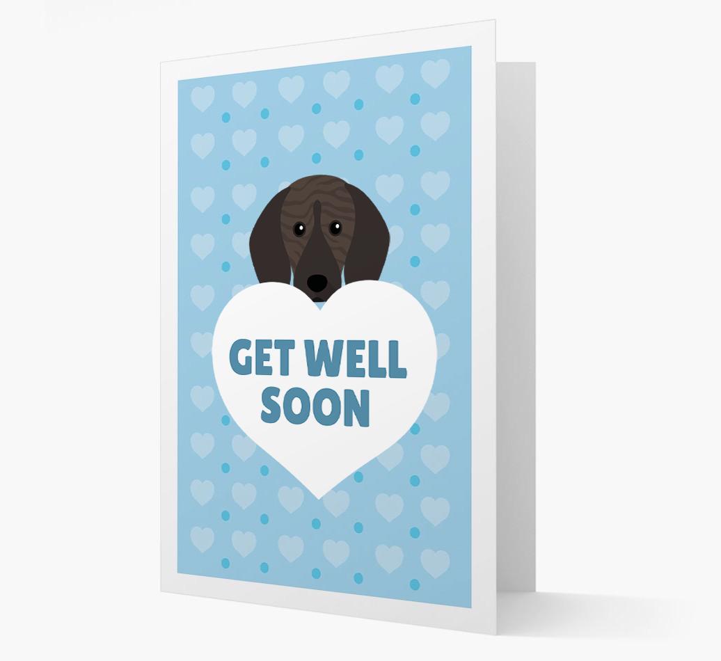 'Get Well Soon' Card with {breedFullName} Icon