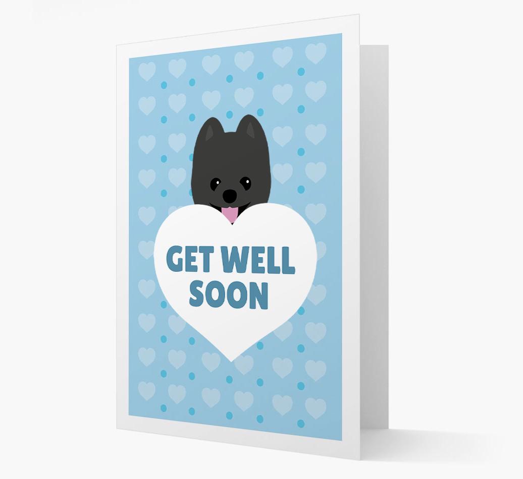 'Get Well Soon' Card with {breedFullName} Icon