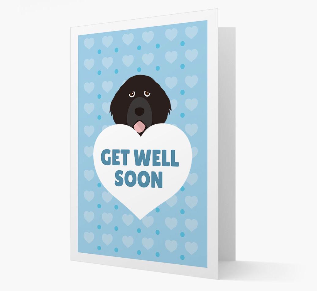 'Get Well Soon' Card with {breedFullName} Icon