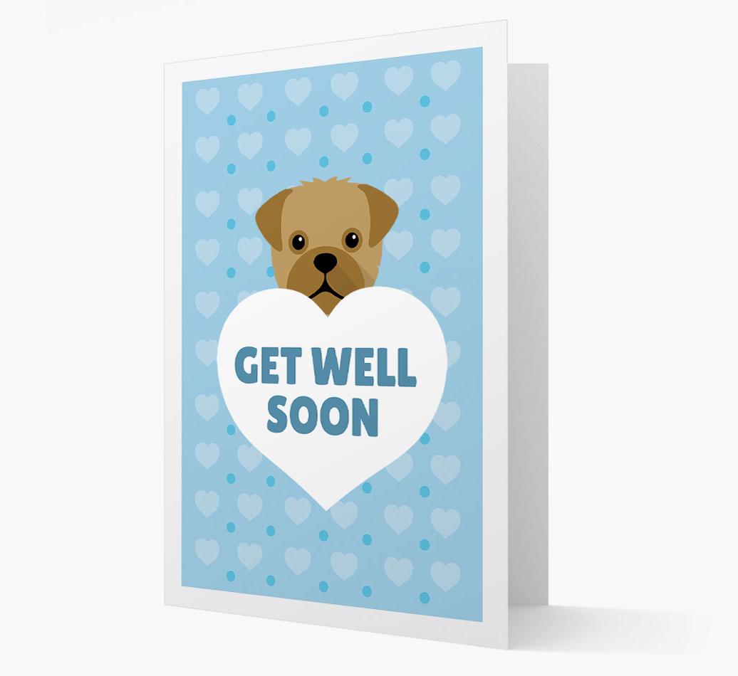 'Get Well Soon' Card with {breedFullName} Icon
