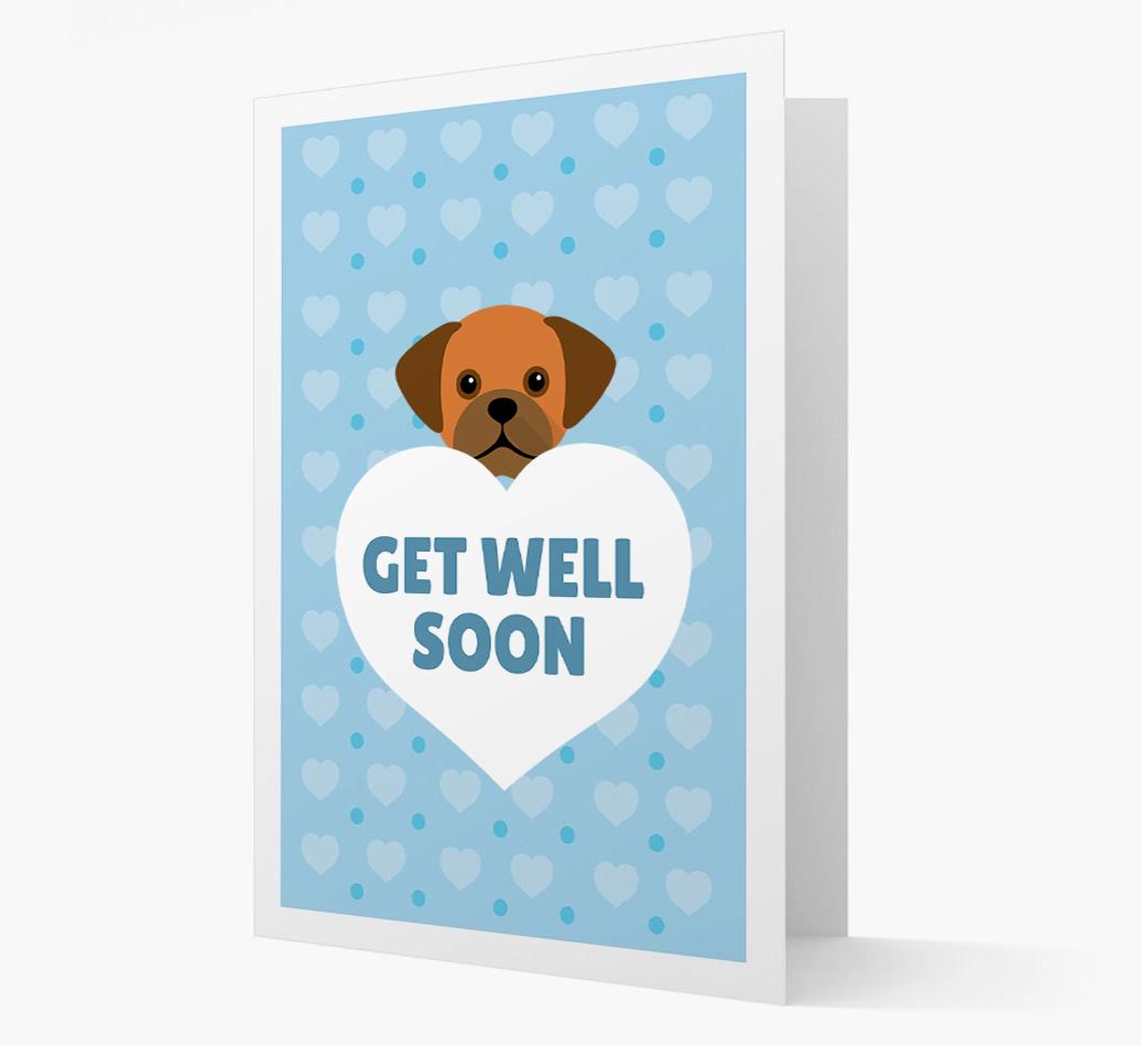 'Get Well Soon' Card with {breedFullName} Icon