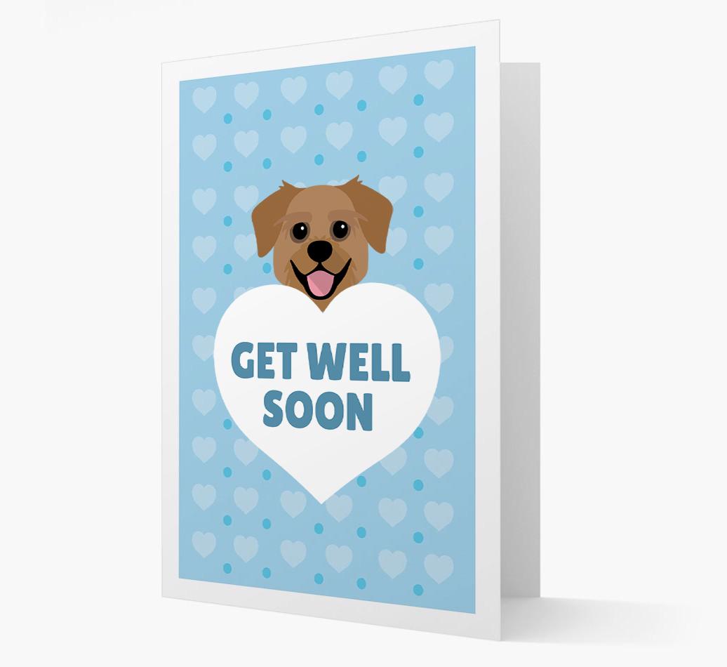 'Get Well Soon' Card with {breedFullName} Icon