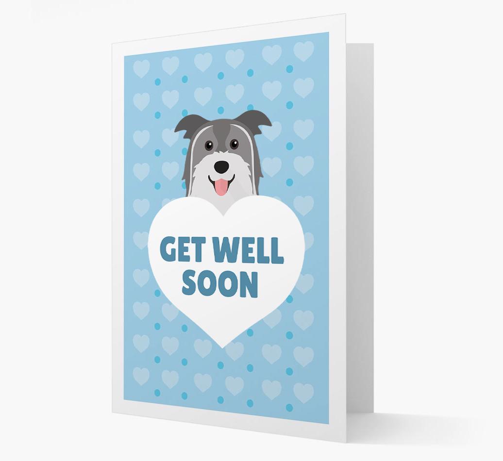 'Get Well Soon' Card with {breedFullName} Icon