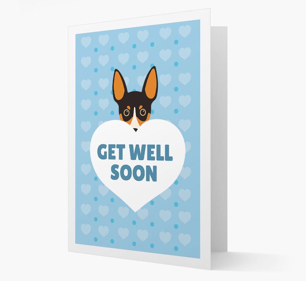 'Get Well Soon' Card with {breedFullName} Icon