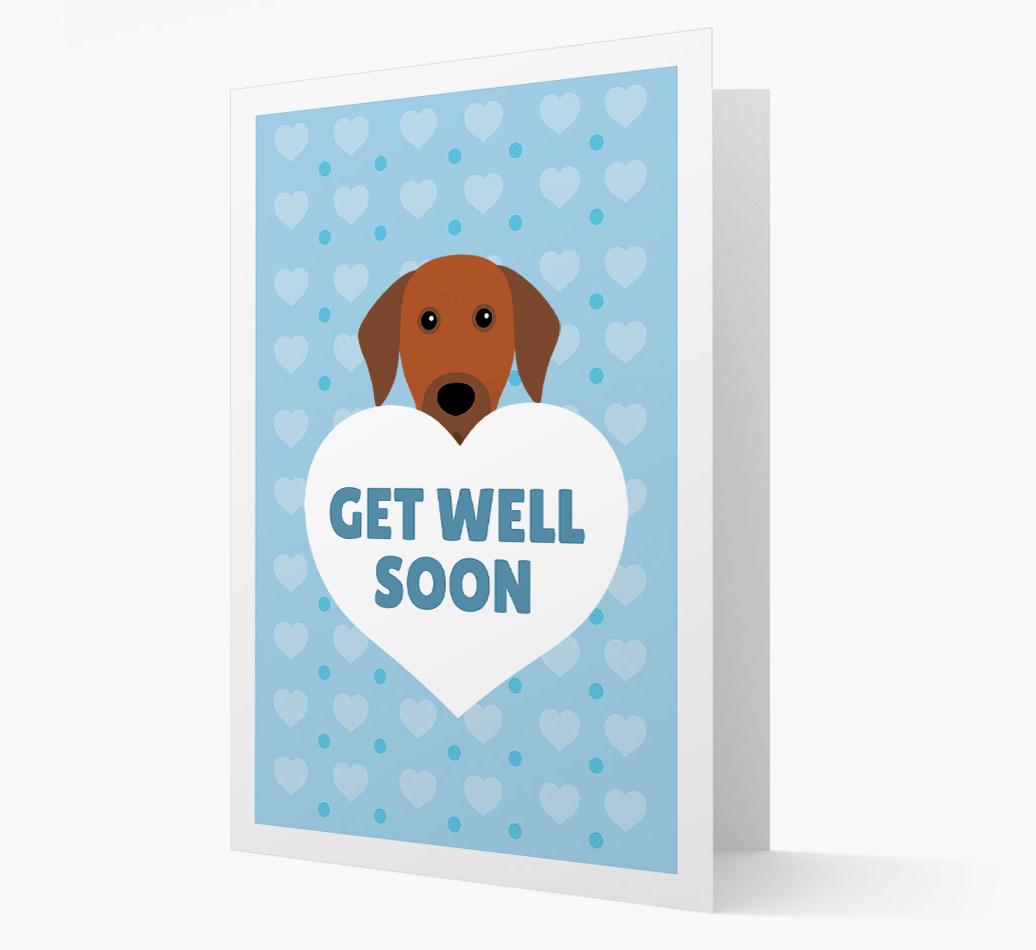 'Get Well Soon' Card with {breedFullName} Icon