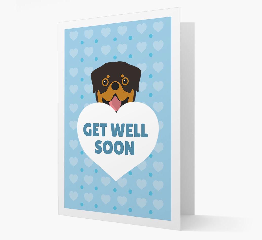 'Get Well Soon' Card with {breedFullName} Icon