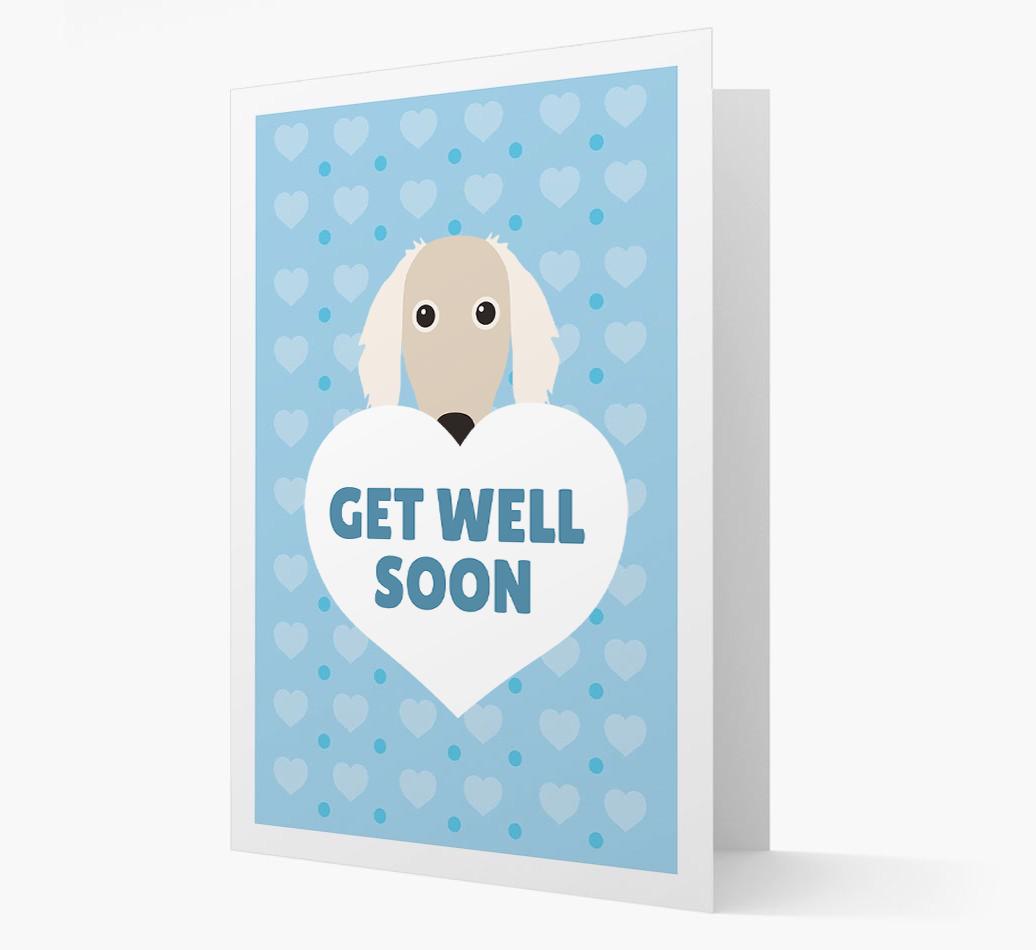 'Get Well Soon' Card with {breedFullName} Icon