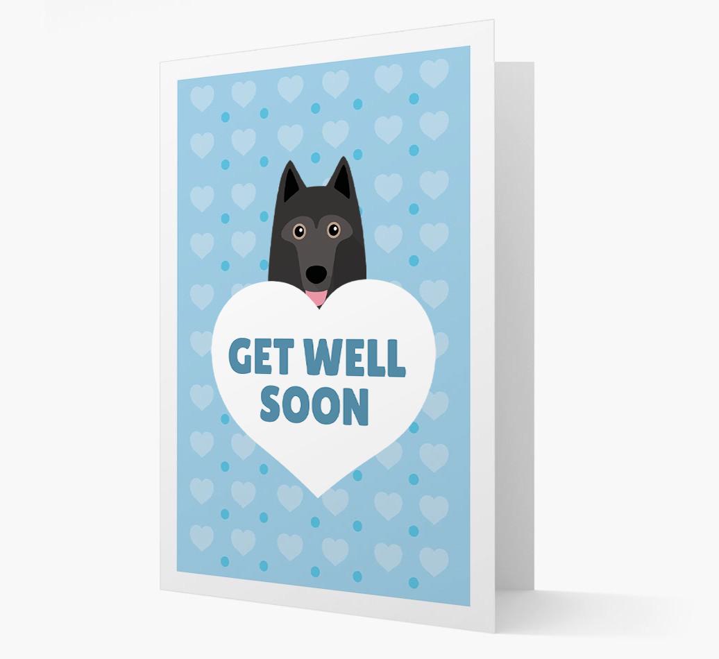 'Get Well Soon' Card with {breedFullName} Icon