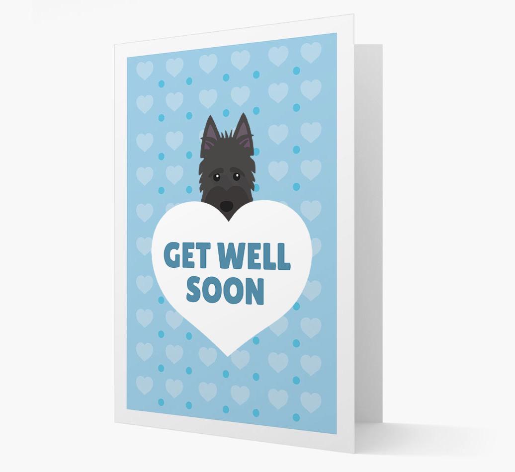 'Get Well Soon' Card with {breedFullName} Icon