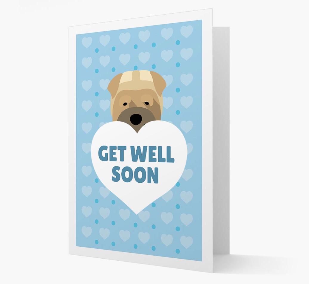 'Get Well Soon' Card with {breedFullName} Icon