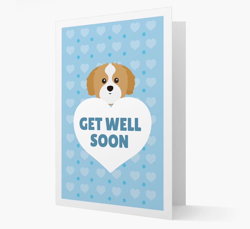 'Get Well Soon' Card with {breedFullName} Icon