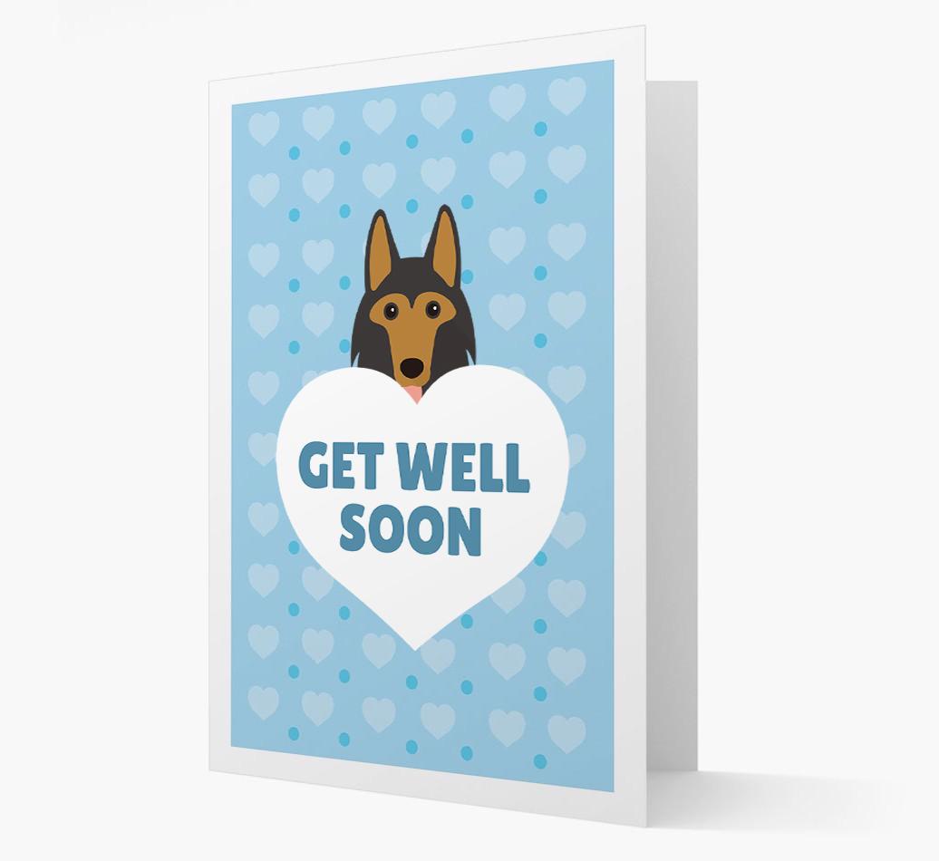 'Get Well Soon' Card with {breedFullName} Icon