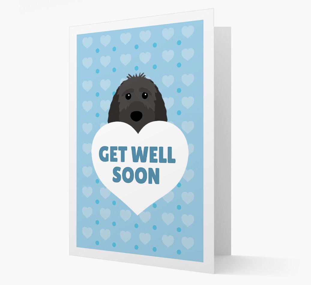 'Get Well Soon' Card with {breedFullName} Icon