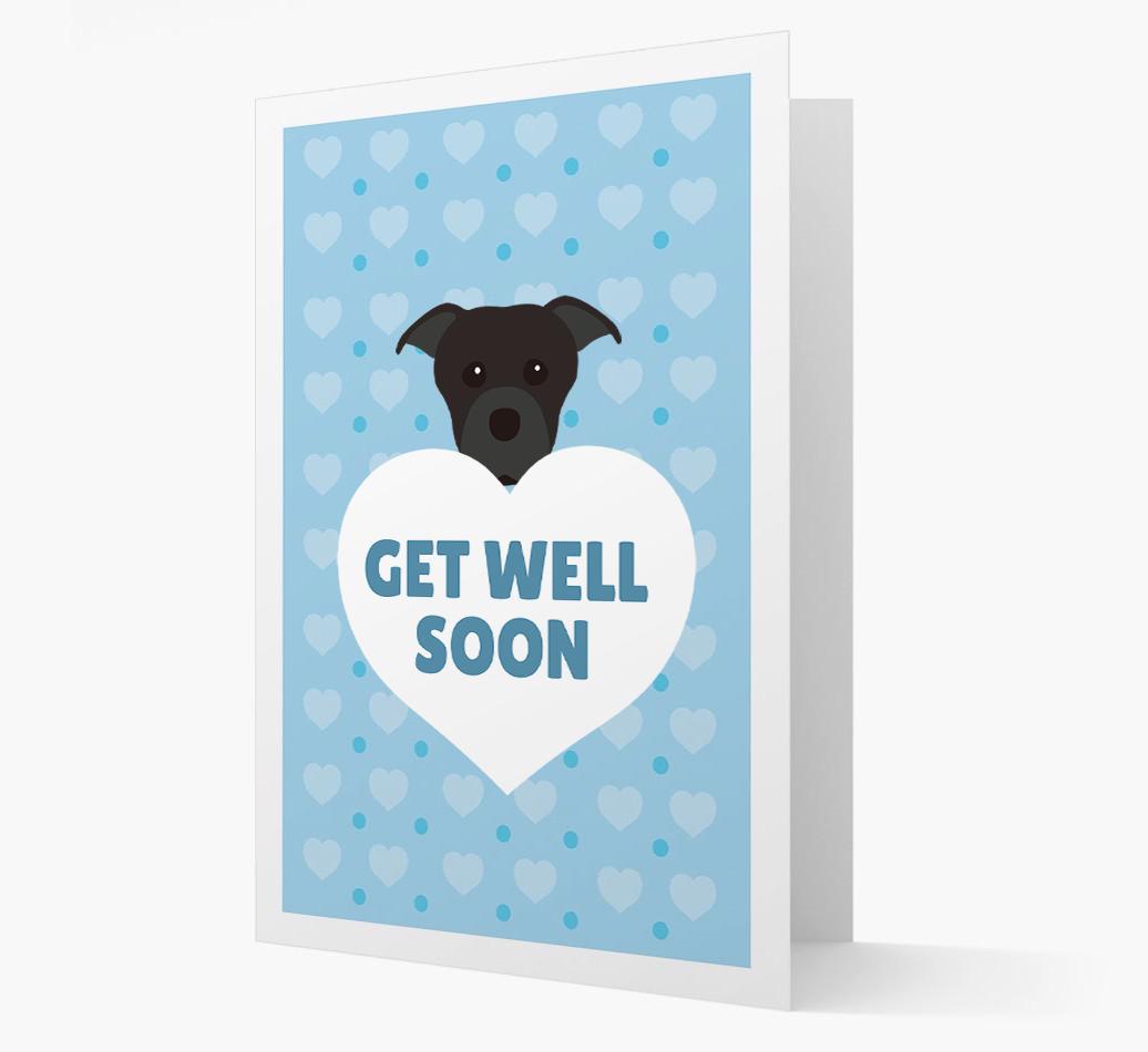 'Get Well Soon' Card with {breedFullName} Icon