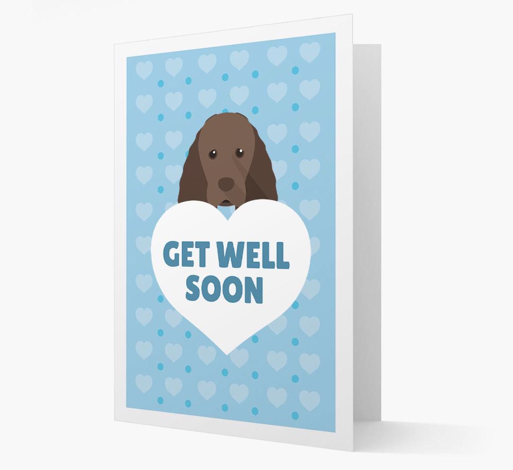 'Get Well Soon' Card with {breedFullName} Icon