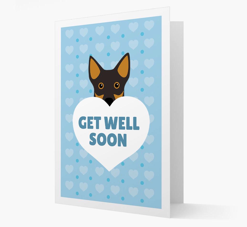 'Get Well Soon' Card with {breedFullName} Icon