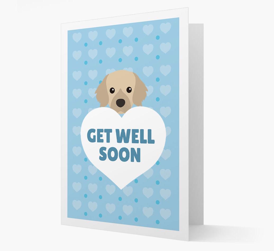'Get Well Soon' Card with {breedFullName} Icon
