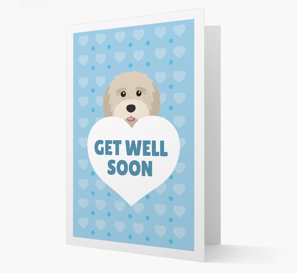 'Get Well Soon' Card with {breedFullName} Icon