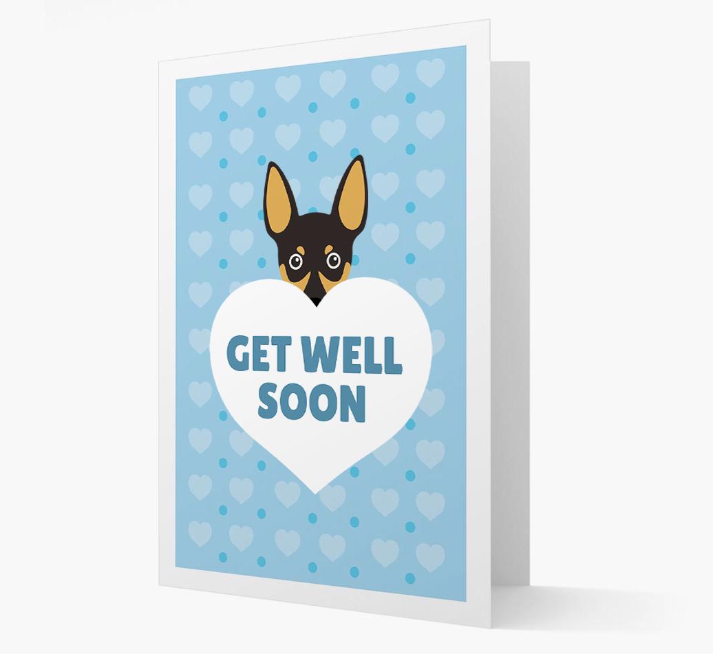 'Get Well Soon' Card with {breedFullName} Icon
